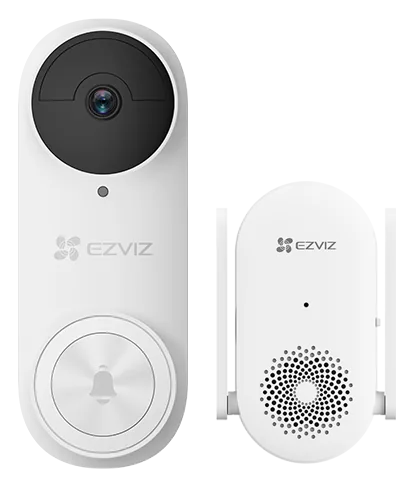 DB2-B 2K Battery Video Doorbell Kit with Wi-Fi Chime (3MP 2K)