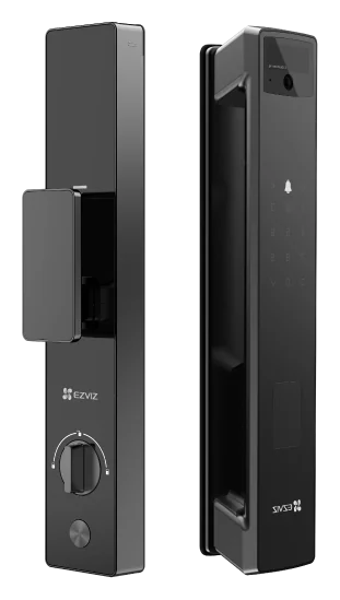 Y3000FVP Plus (6068) Face Recognition & Palm Vein Smart Lock with Video Door Viewer (2MP 1080p)