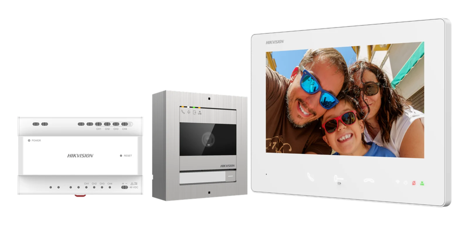 DS-KIS704EY 2-Wire HD Video Intercom Kit (7-inch Touch Monitor) (2MP)
