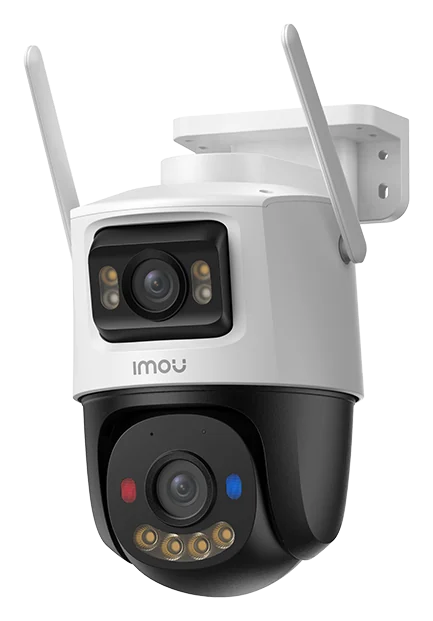 Cruiser Dual 2 Dual-Lens Outdoor Wi-Fi Camera with Red-Blue Warning Lights (10MP (5MP + 5MP))