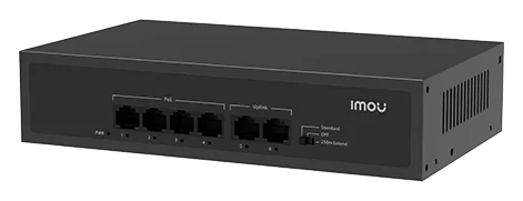 SF106P 6-Port PoE Switch (4 PoE + 2 Uplink)