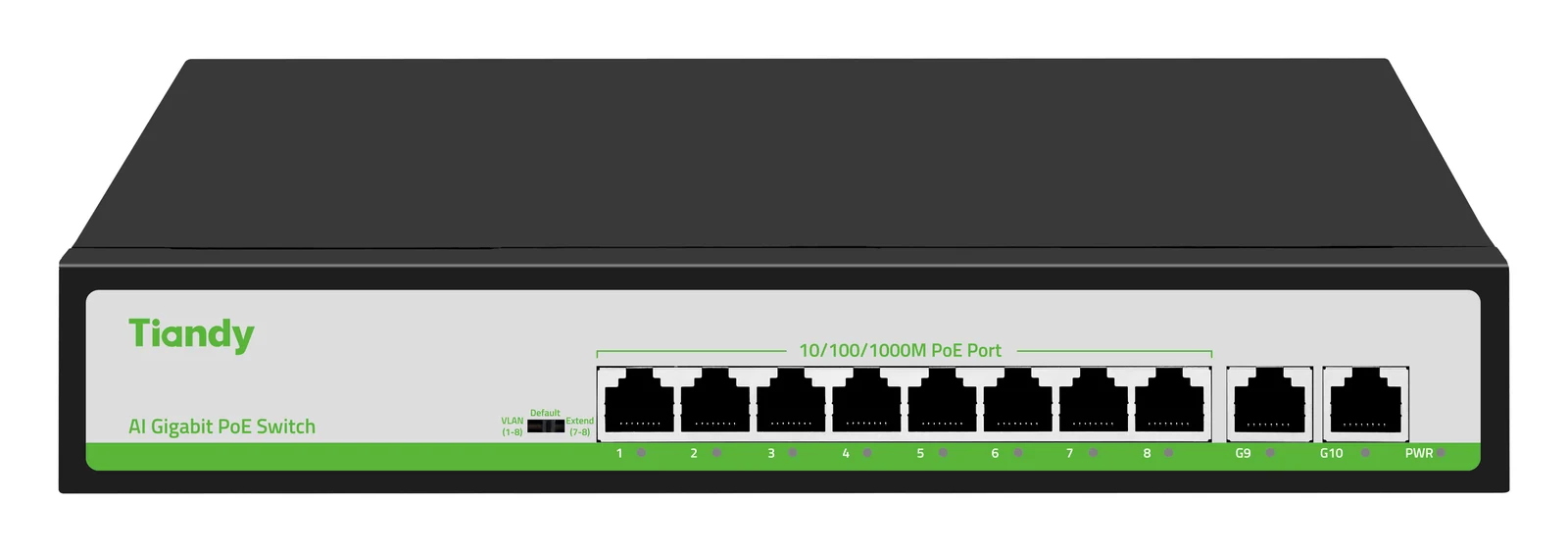 TC-P3S010 8-Port Gigabit PoE Switch (+2 Uplink)