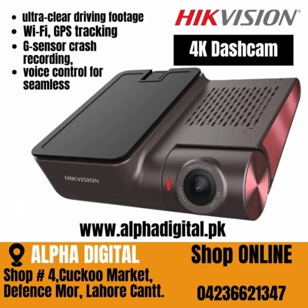 Explore the Hikvision 4K Dashcam with Wi-Fi & GPS Tracking